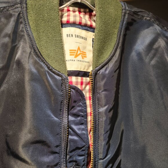 Ben Sherman Alpha Industries MA1 bomber  jacket - Picture 8 of 13